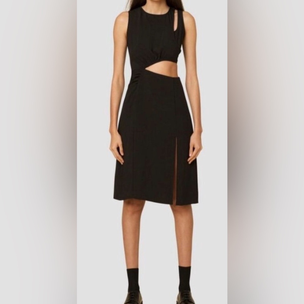 Black dress with side cutout Medium